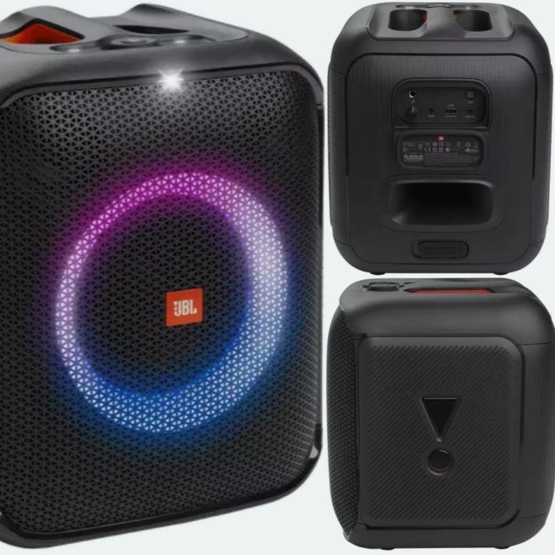 Caixa JBL Partybox Encore Essential + Microfone karaokê - Caixa de